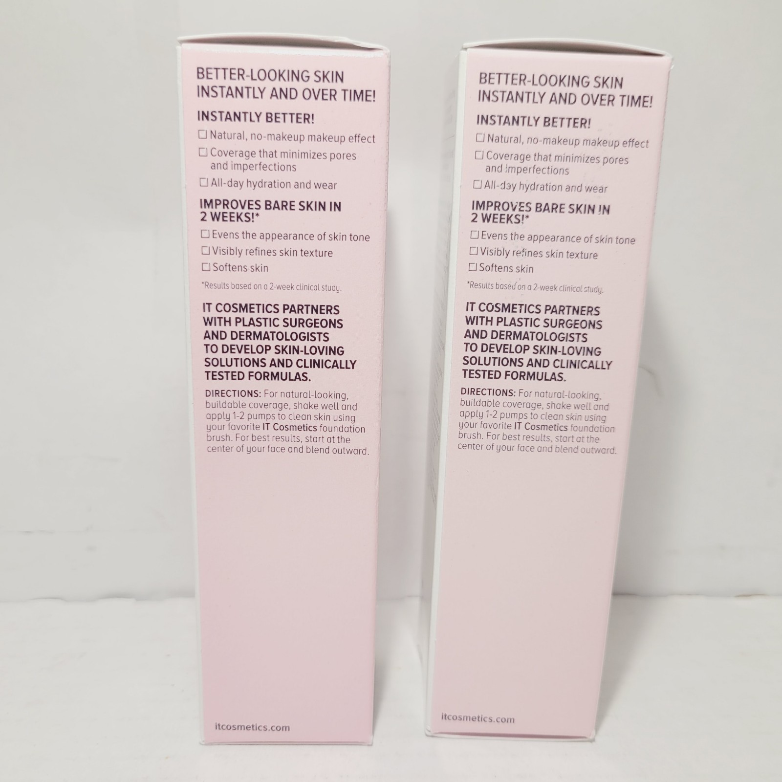 2 it Cosmetics Foundation + Skincare (Light Cool 20) Natural Radiant Finish