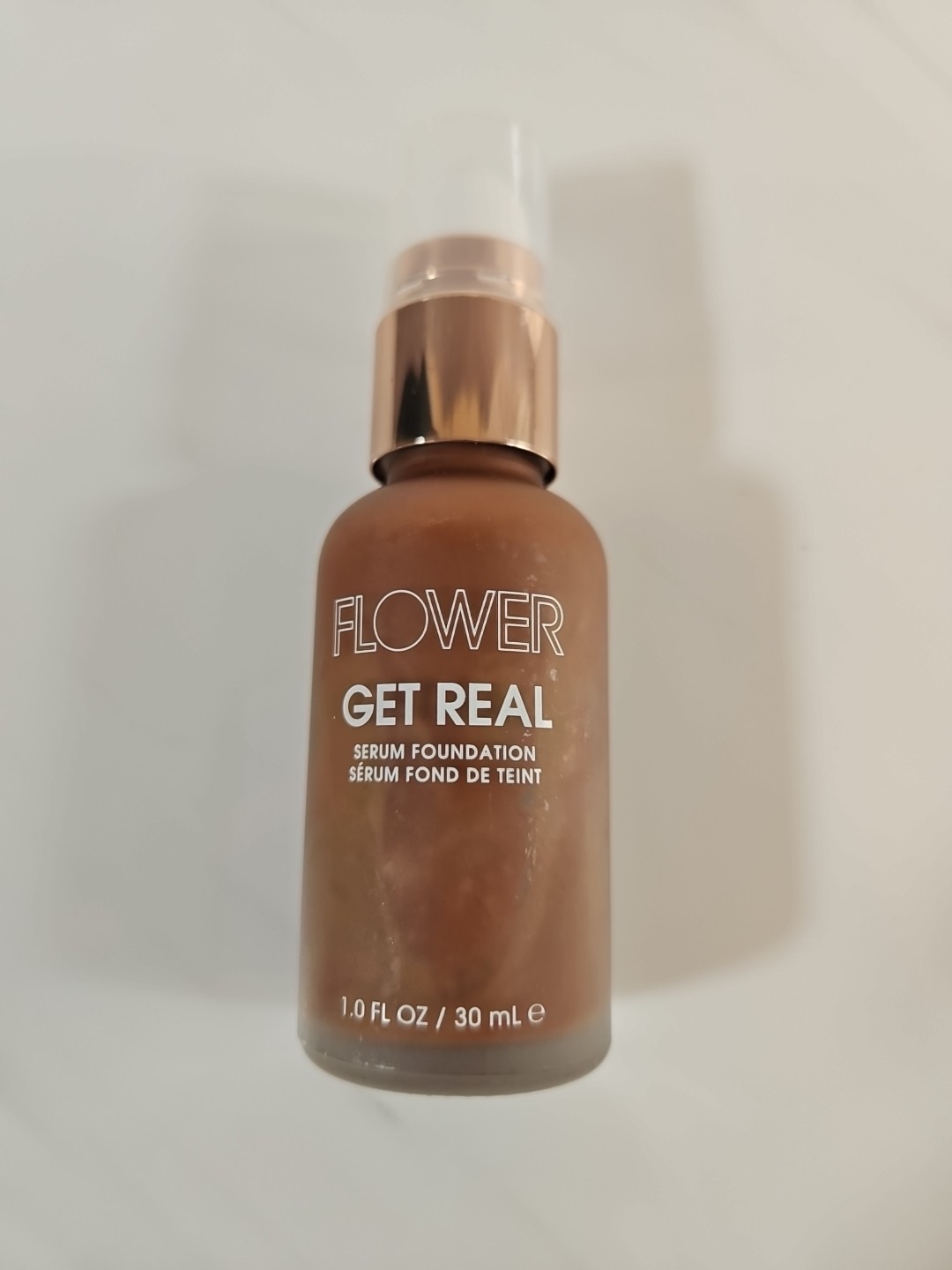 Get Real Serum Foundation – D4 Cocoa by Flower Beauty for Women – 1 oz