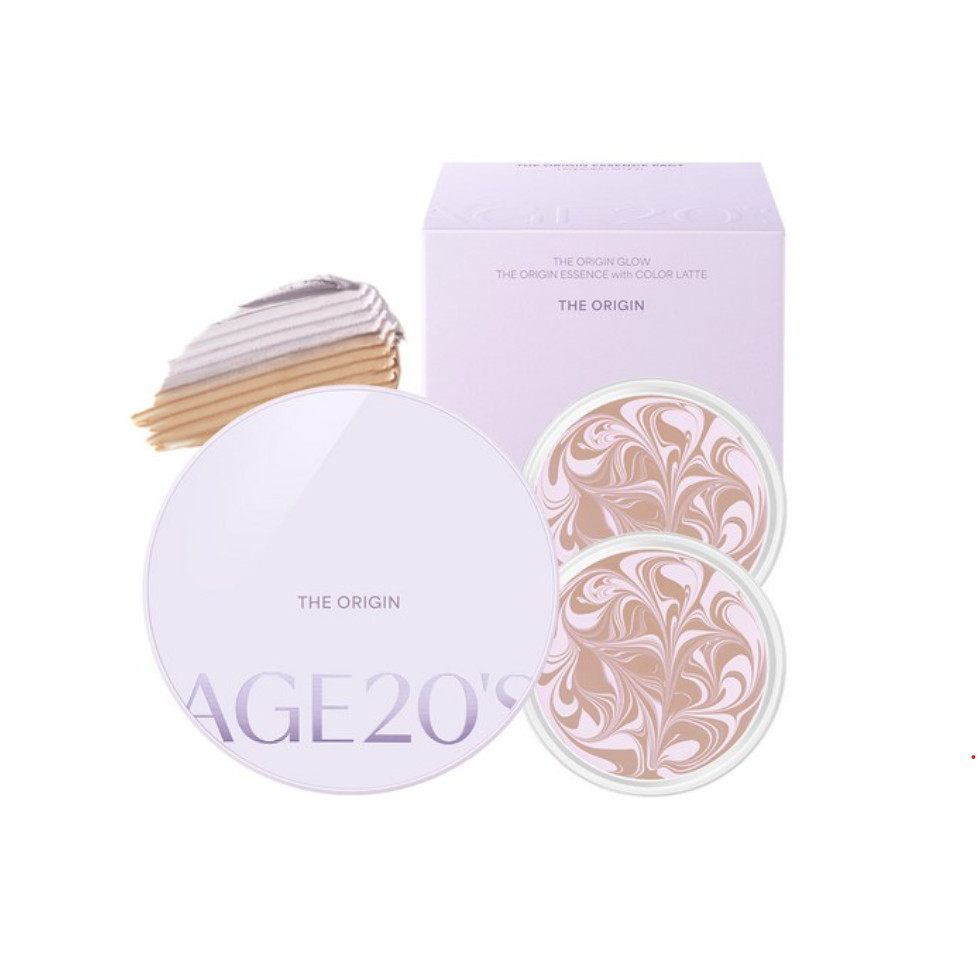 Age 20’s Original Glow Essence Cover Pact Cover Lavender Latte 14g x 2ea