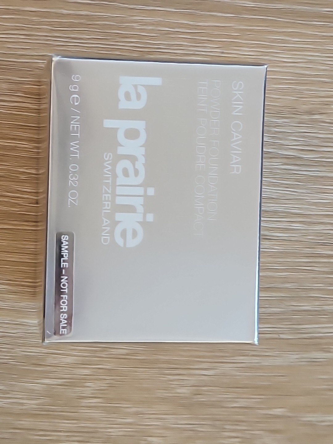 NIB 100% AUTHENTIC La Prairie Powder Foundation Compact N-20 Pure Ivory