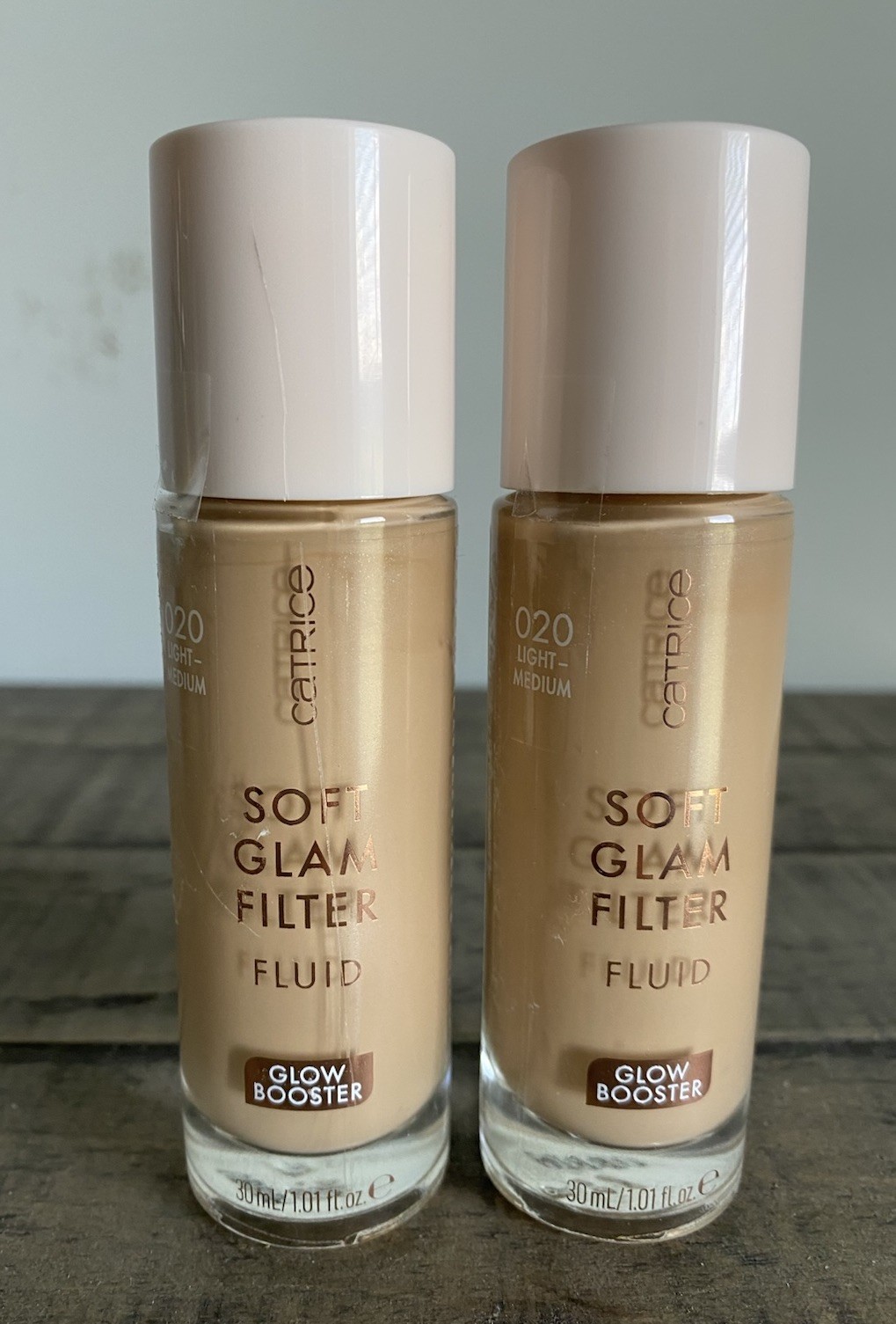 Catrice Soft Glam Filter fluid 020 Light Fair Light Glow Booster France Lot Of 2
