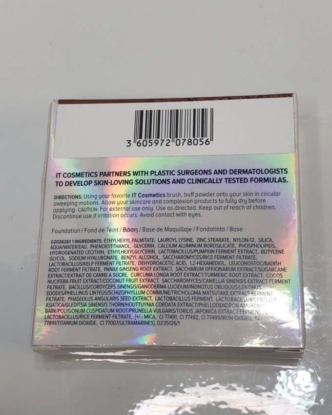 It Cosmetics Bye Bye Foundation Powder 3D Skin Flex Deep Medium 0.30 Oz