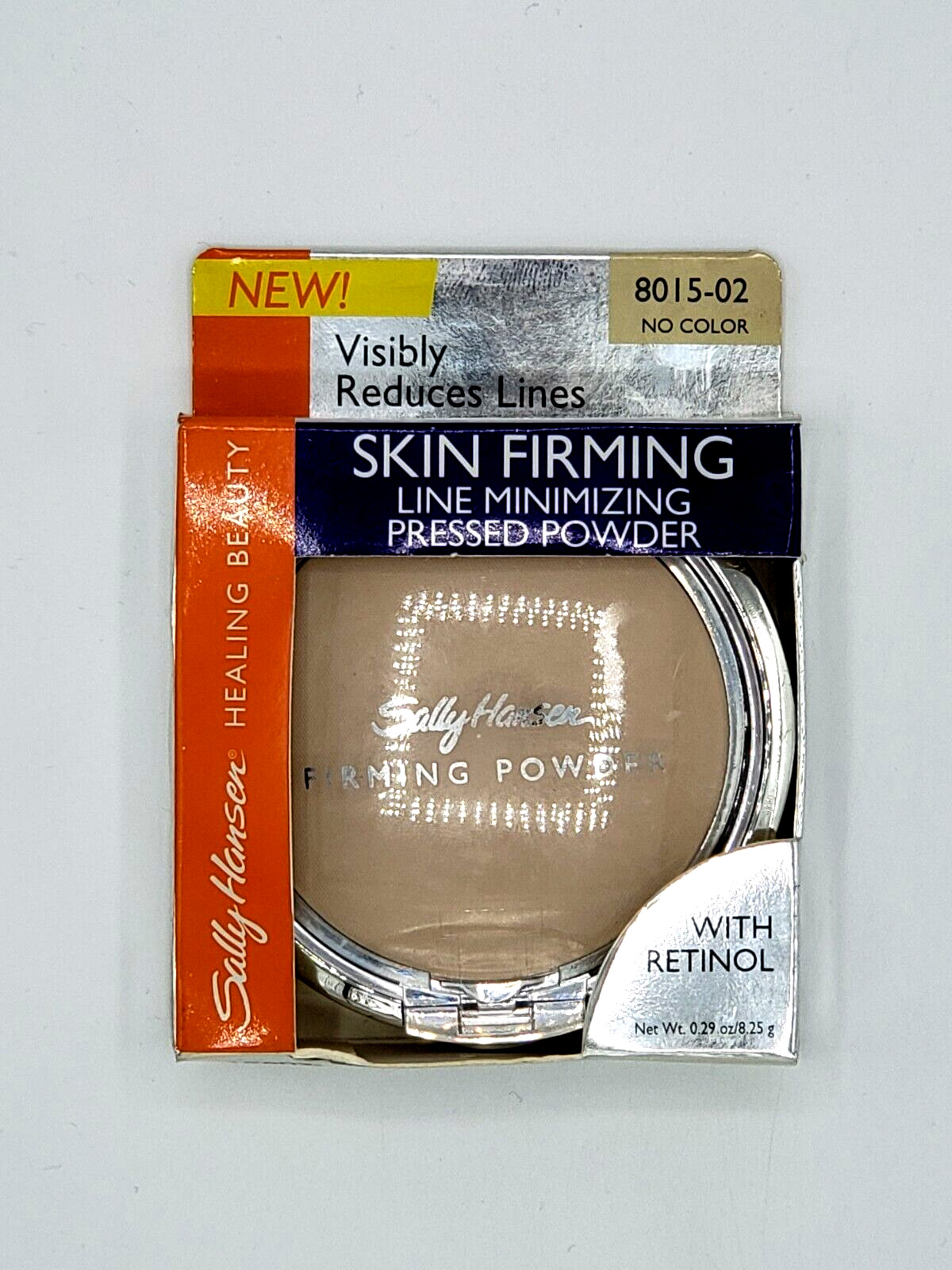 NEW Sally Hansen SKIN FIRMING LINE MINIMIZING Pressed Powder 8015-02 NO COLOR