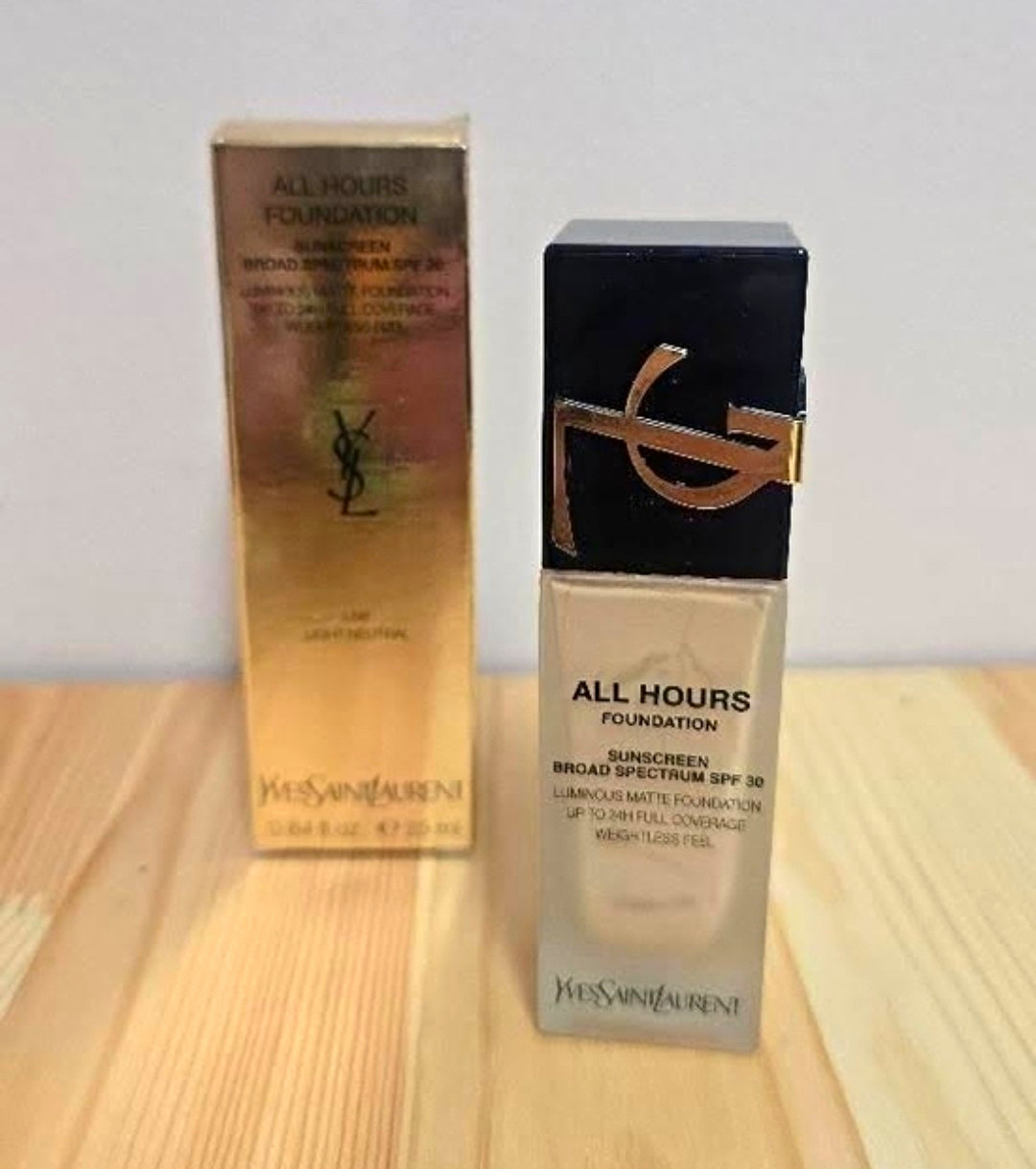 Yves Saint Laurent EMPTY BOTTLE WITH BOX All Hours BD40 SPF 30 0.84 fl oz
