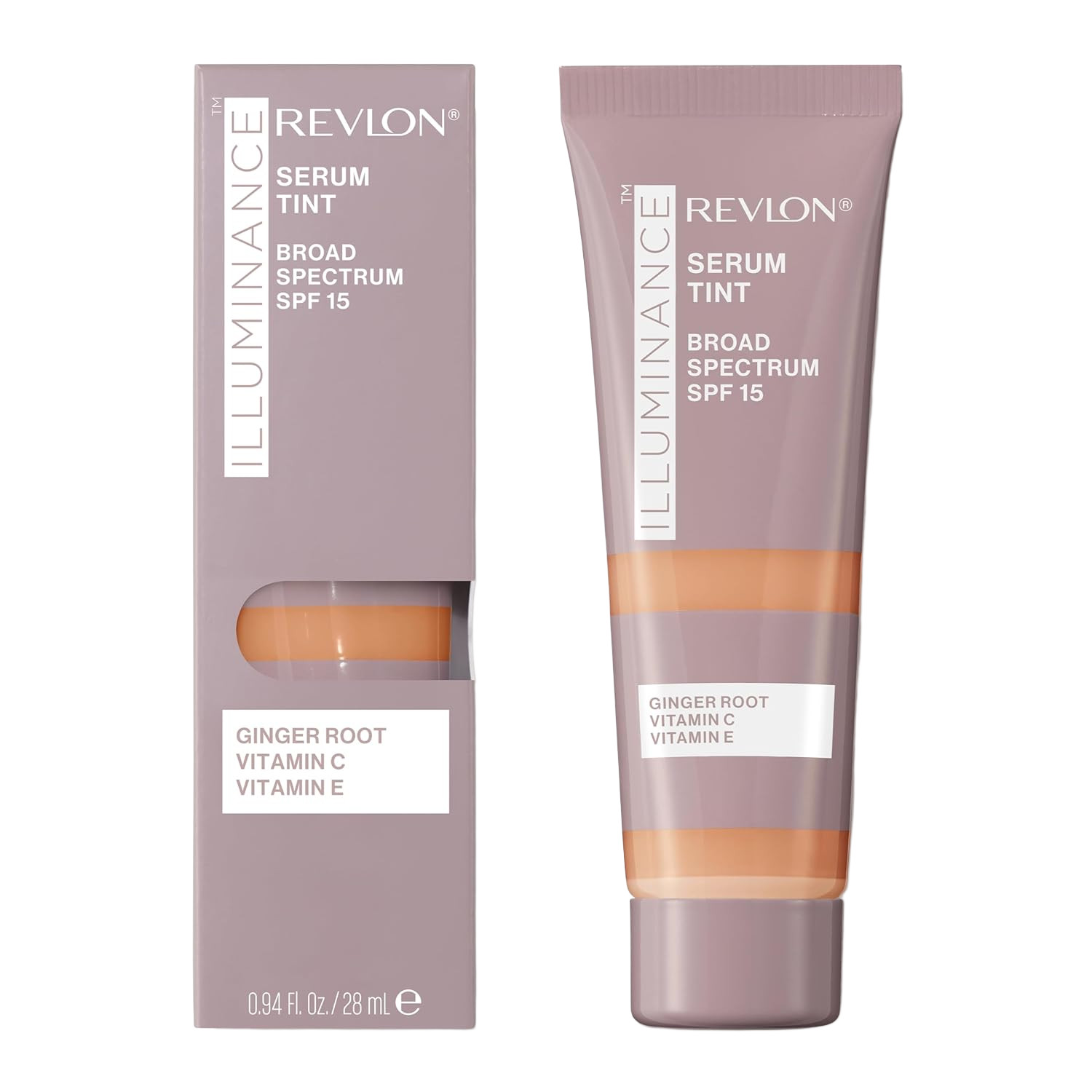 Revlon Illuminance Tinted Serum, Triple Hyaluronic Acid, SPF 15, 409 Brulee