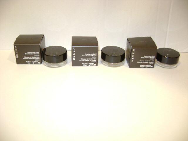 3 pc BECCA Shadow and Light Brow Contour Mousse COCOA New NIB 100% Authentic