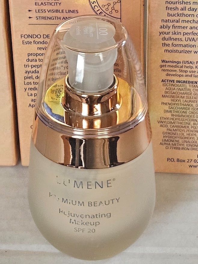 Lumene Rejuvenating Makeup Foundation Liquid Base Mature Skin 100 Premium Pearl