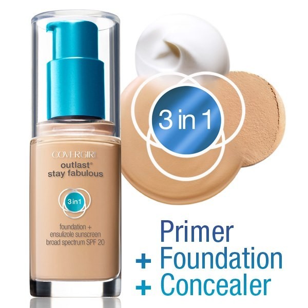 Covergirl Outlast Stay Fabulous Foundation SPF 20 YOU CHOOSE COLOR