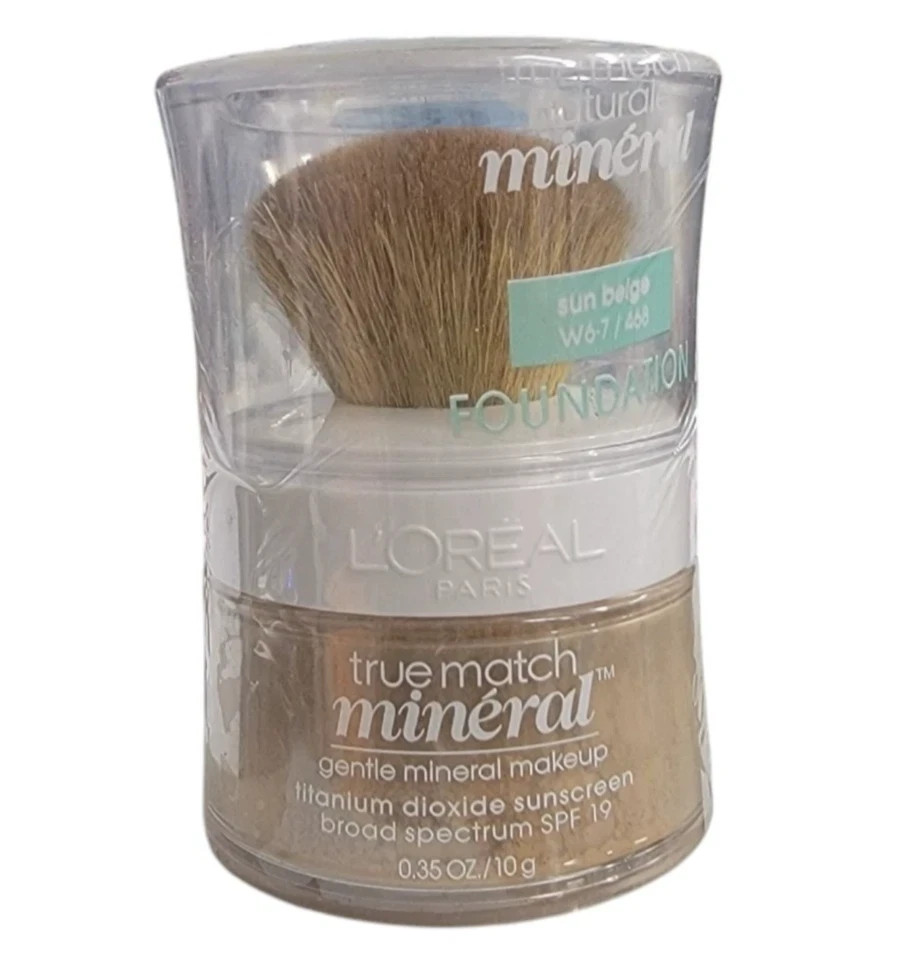 L’OREAL True Match Mineral Foundation Sun Beige W6-7/468 New Sealed
