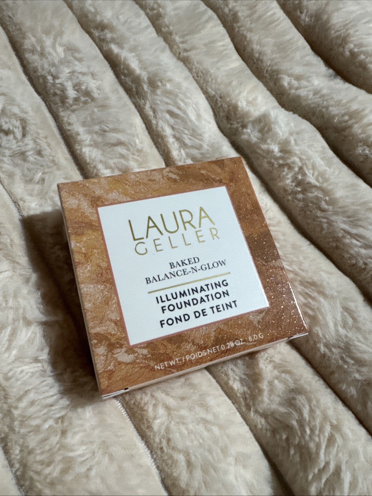Laura Geller Baked Balance-N-Glow Illuminating Foundation LIGHT 0.28 oz
