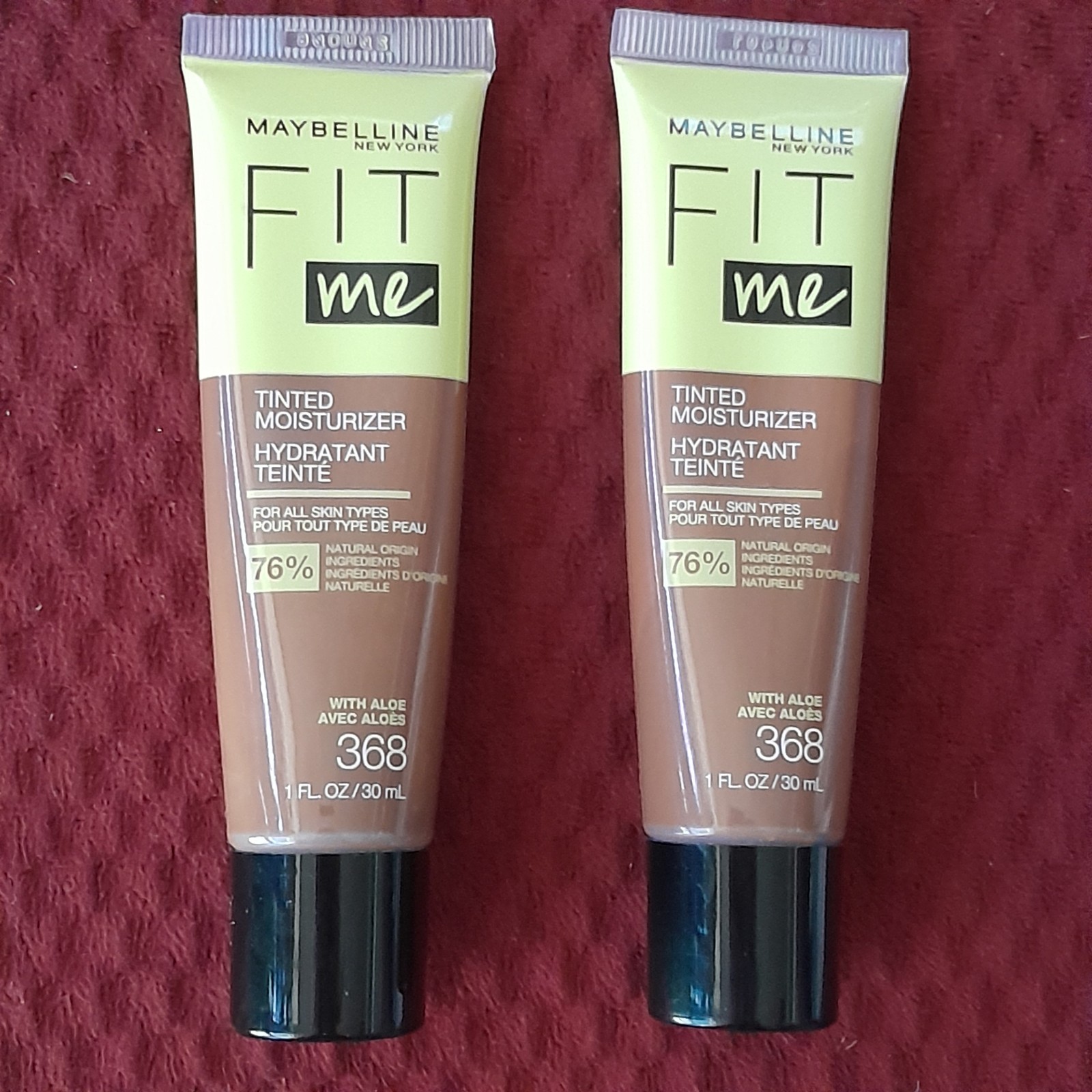 2 Maybelline Fit Me Tinted Moisturizer With Aloe Shade 368