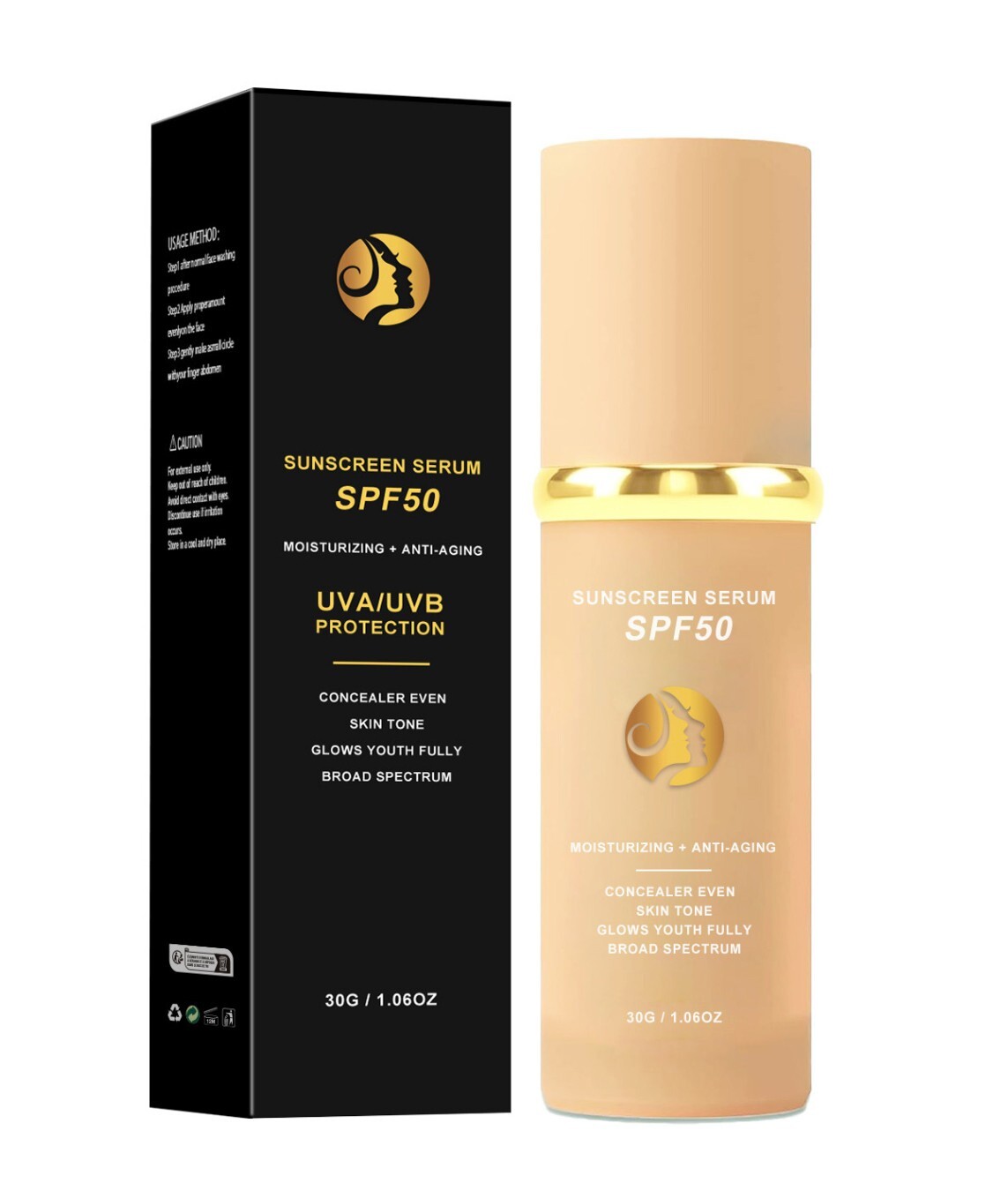4 in 1 foundation Liquid- Hydrating Medium full coverage concealer SPF 50+