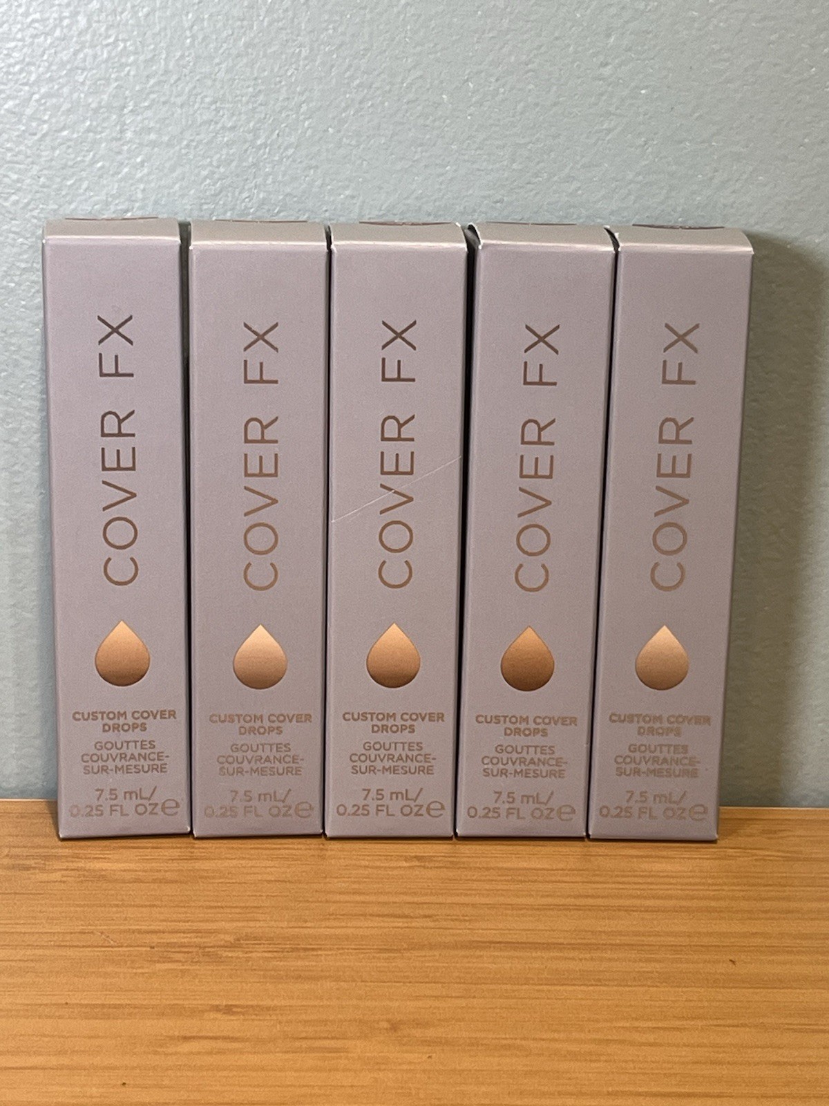 ✨Full Set✨ COVER FX Custom Cover Drops Liquid Foundation Matte 0.25 fl oz Lot 5