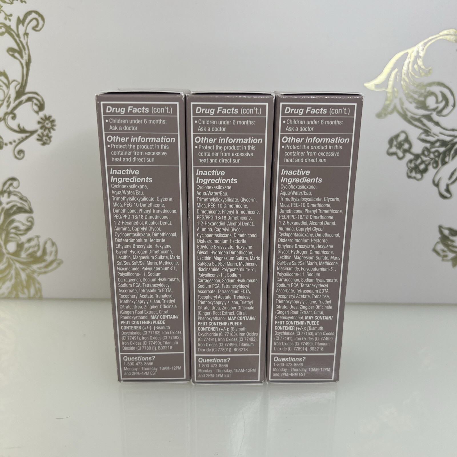 Revlon Illuminance Serum Tint Color: Soft Nutmeg 601 Size 0.94 oz Lot Of (3)