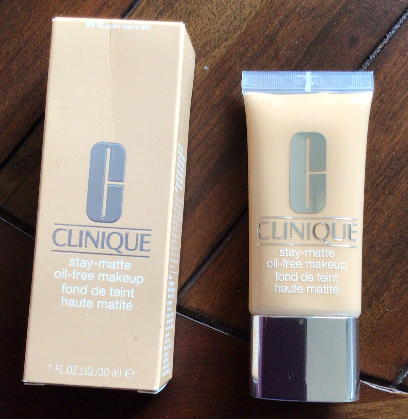Clinique Stay-Matte Oil-Free Matte Liquid Sheer Foundation WN46 1 fl oz