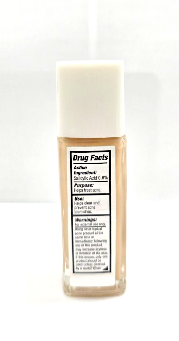 NEW Almay Clear Complexion Liquid Makeup Heals Blemishes-260 SAND