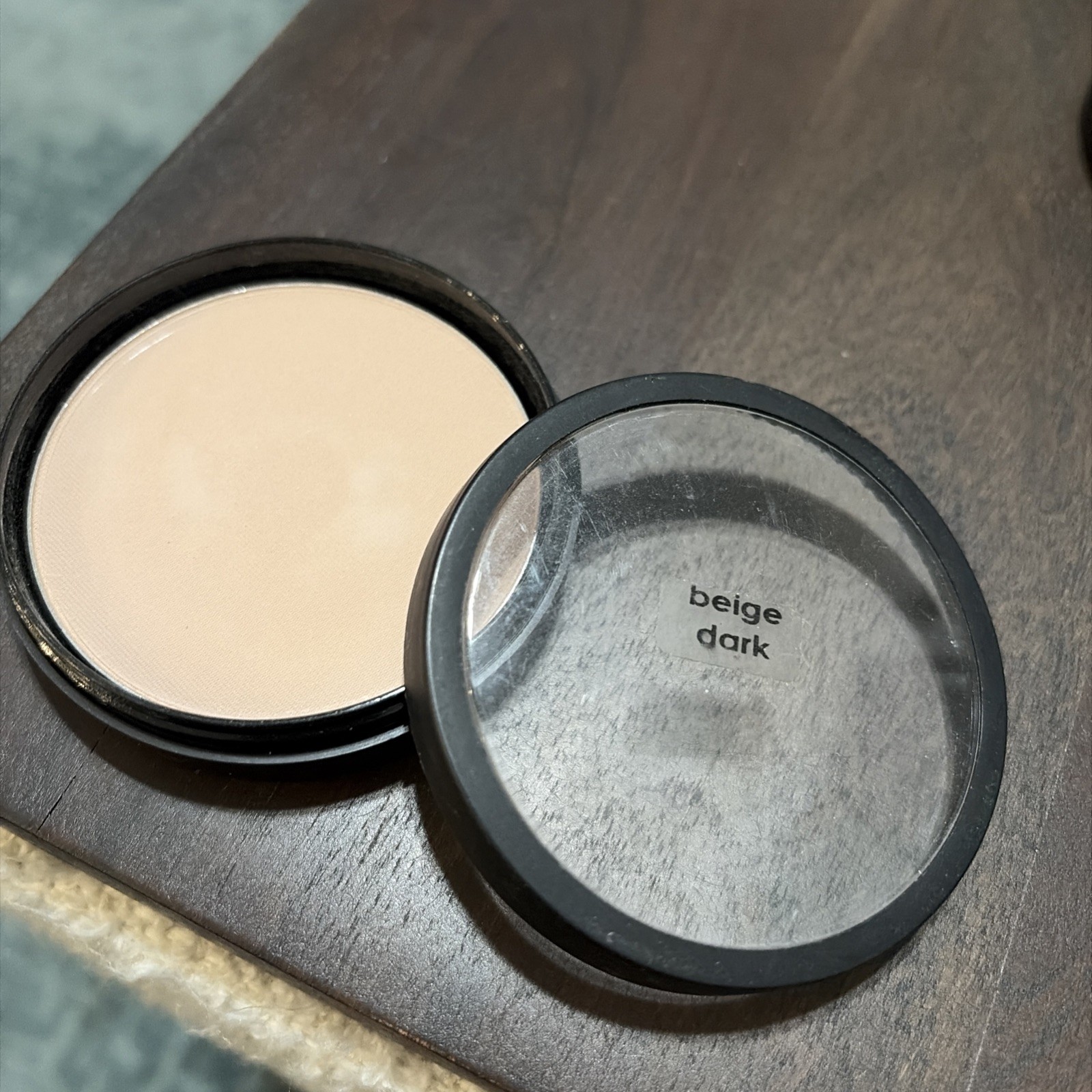 Glo Minerals GloPressed Pressed Base Powder BEIGE DARK .35 oz Read Desc
