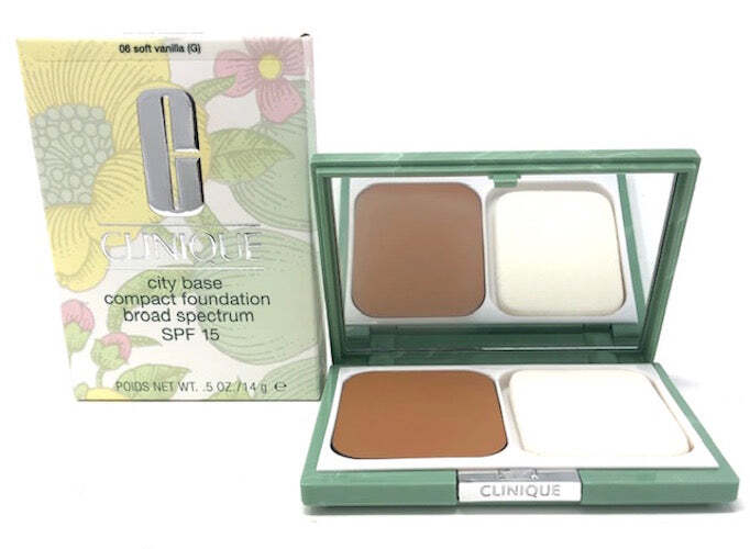 Clinique City Base Compact Foundation SPF 15 (06 Soft Vanilla (G)) 14g Full Size