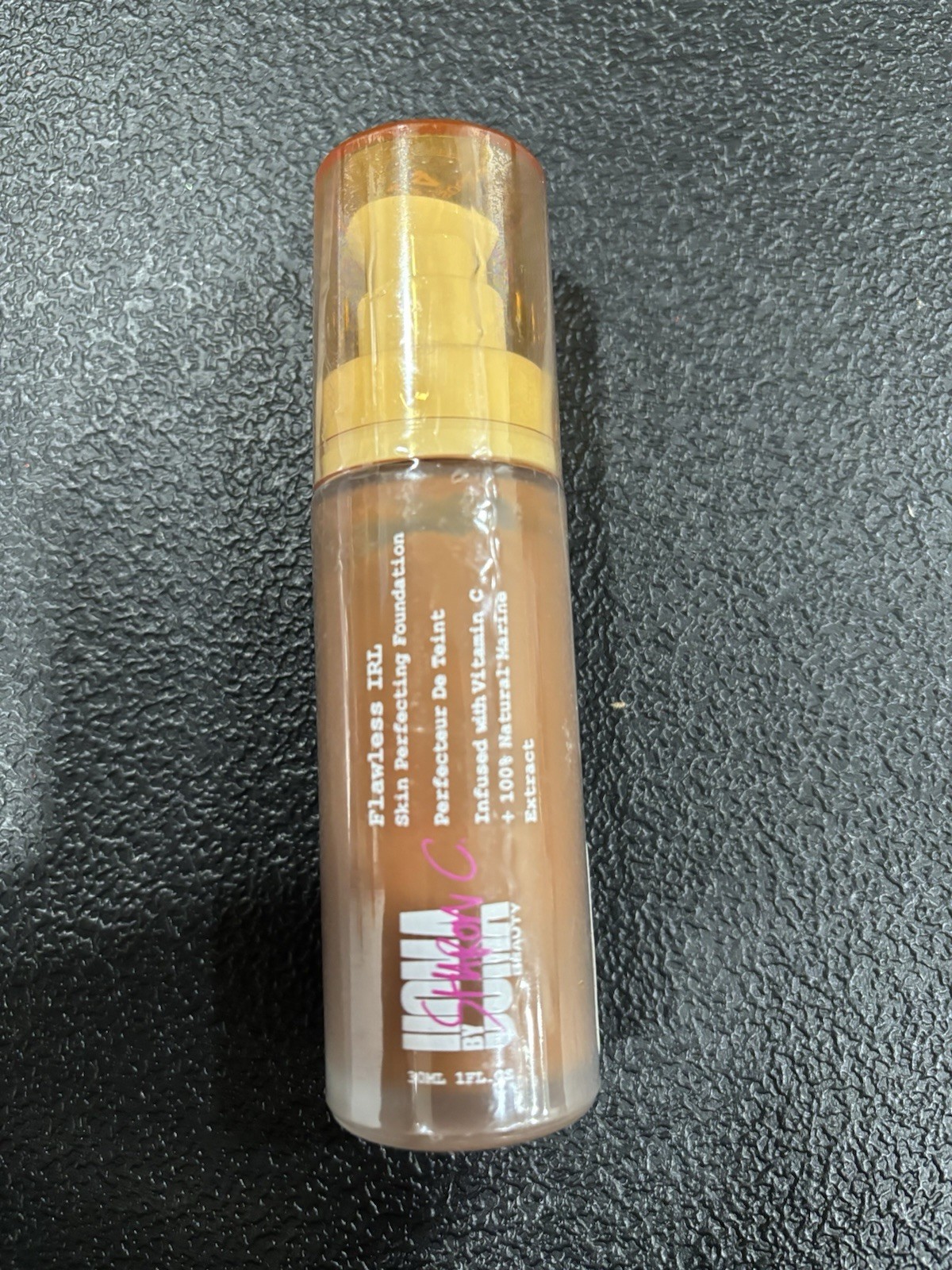 UOMA Beauty By Sharon C, Flawless IRL Skin Perfecting Foundation Brown Sugar T4