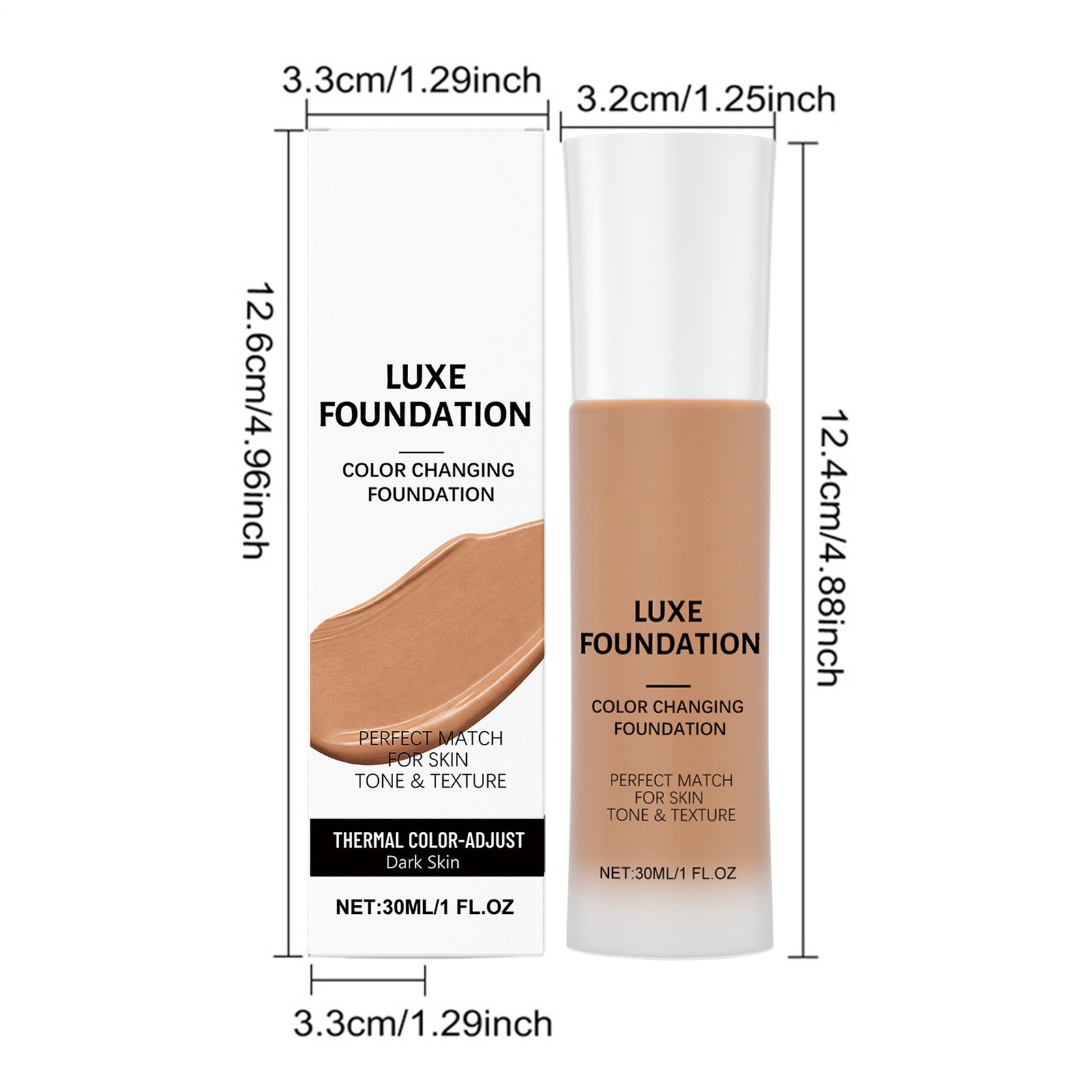 LUXEIntelligent Color Correcting Foundation, 30ml Long-lasting Natural Finish