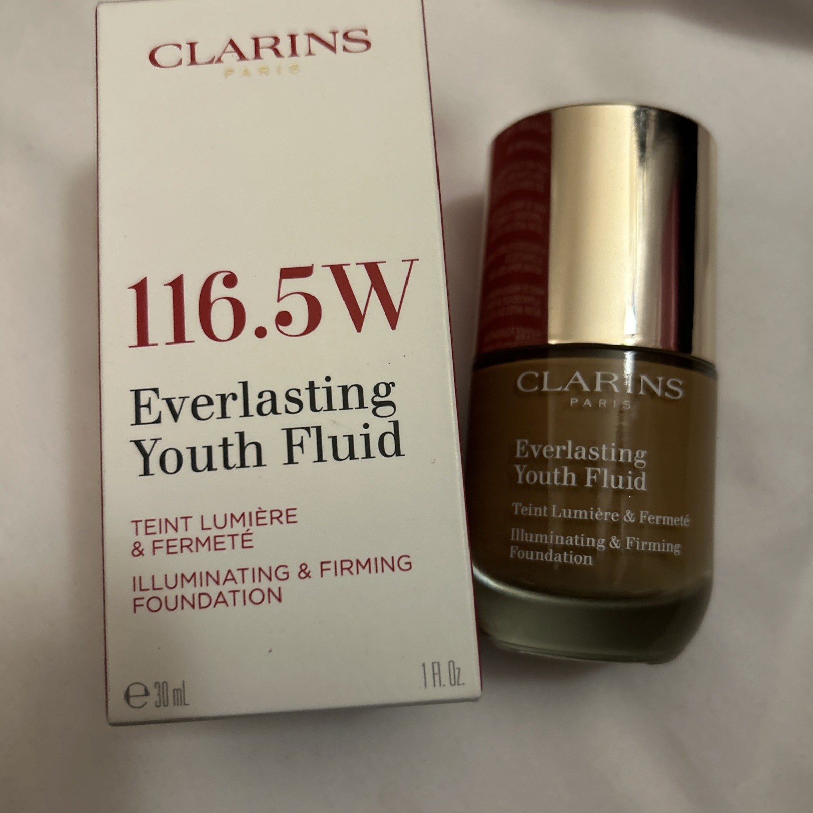 Clarins Paris 116.5W Everlasting Youth Fluid Illuminating & Firming Foundation