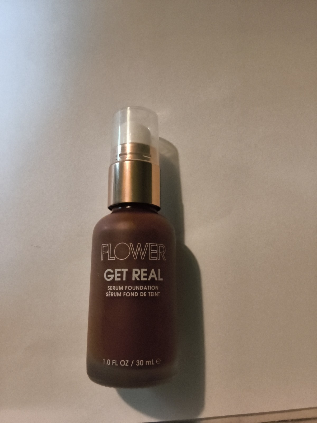 Flower Beauty Get Real Serum Foundation D4 Cocoa 1 oz