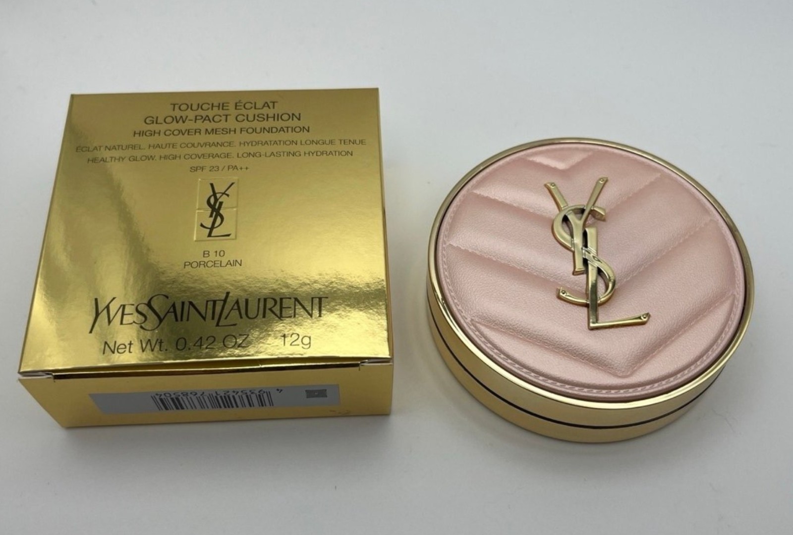 Yves Saint Laurent – Touche Eclat Glow Pact Cushion – # B10 Porcelain 12g USA