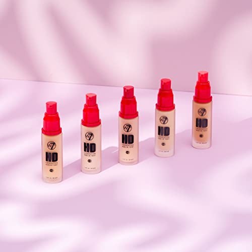 W7 | HD Foundation | Rich and Creamy Matte Formula Medium | Fresh Beige