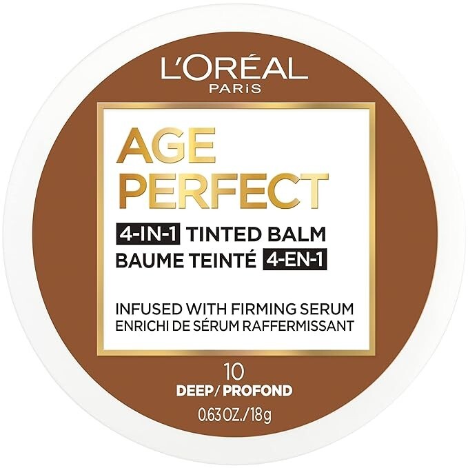 L’Oreal Paris Age Perfect Balm Foundation Makeup 10 Deep 0.609 fl oz