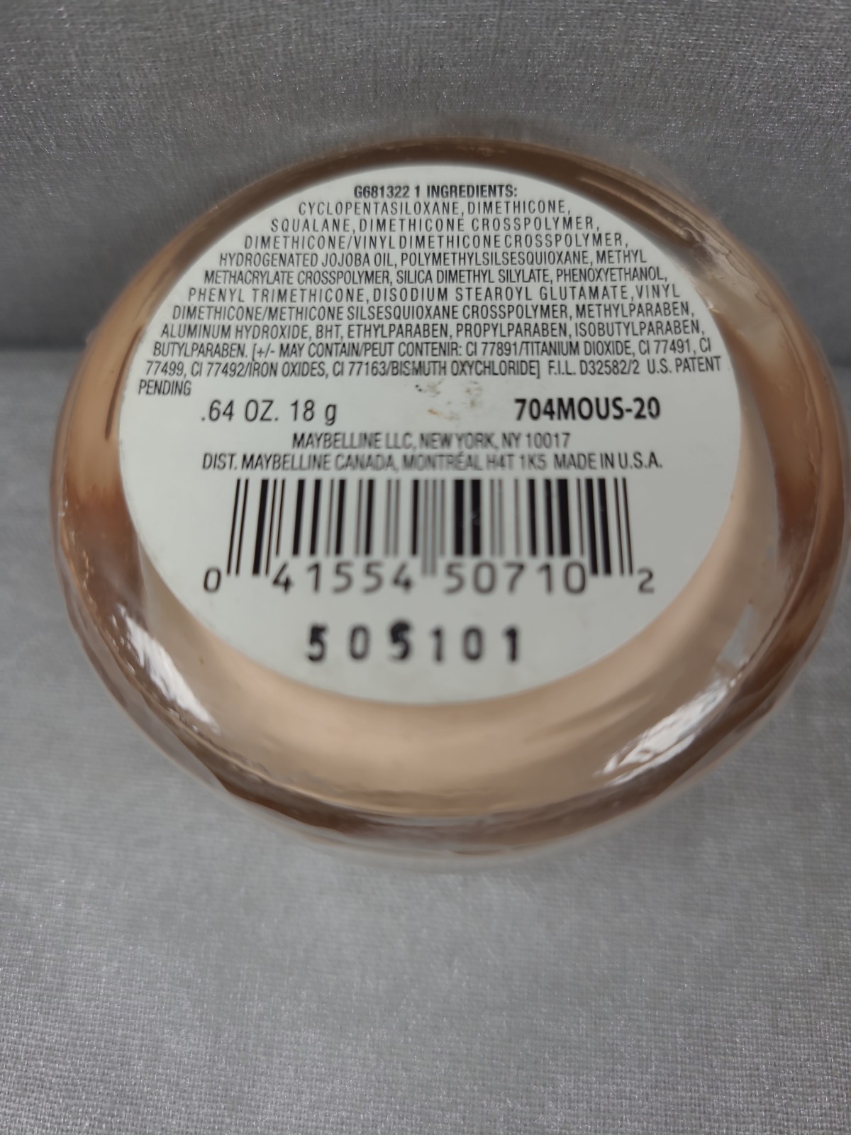 Maybelline CLASSIC IVORY (light 2) DREAM MATTE MOUSSE FOUNDATION