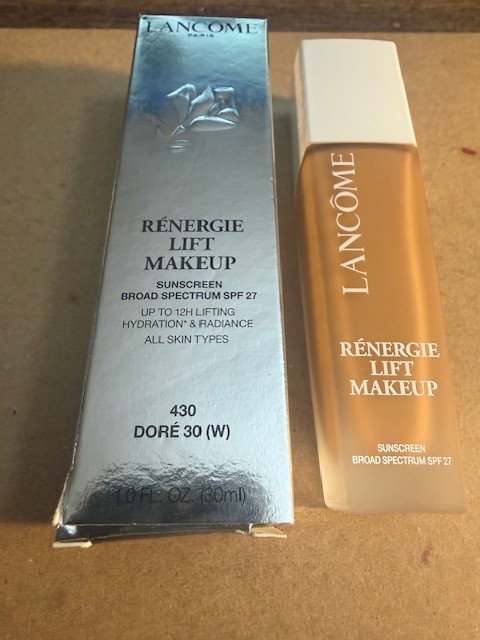 LANCÔME Renergie Lift Makeup Sunscreen SPF 27 430 DORE 30 (W) 01/28 NIB