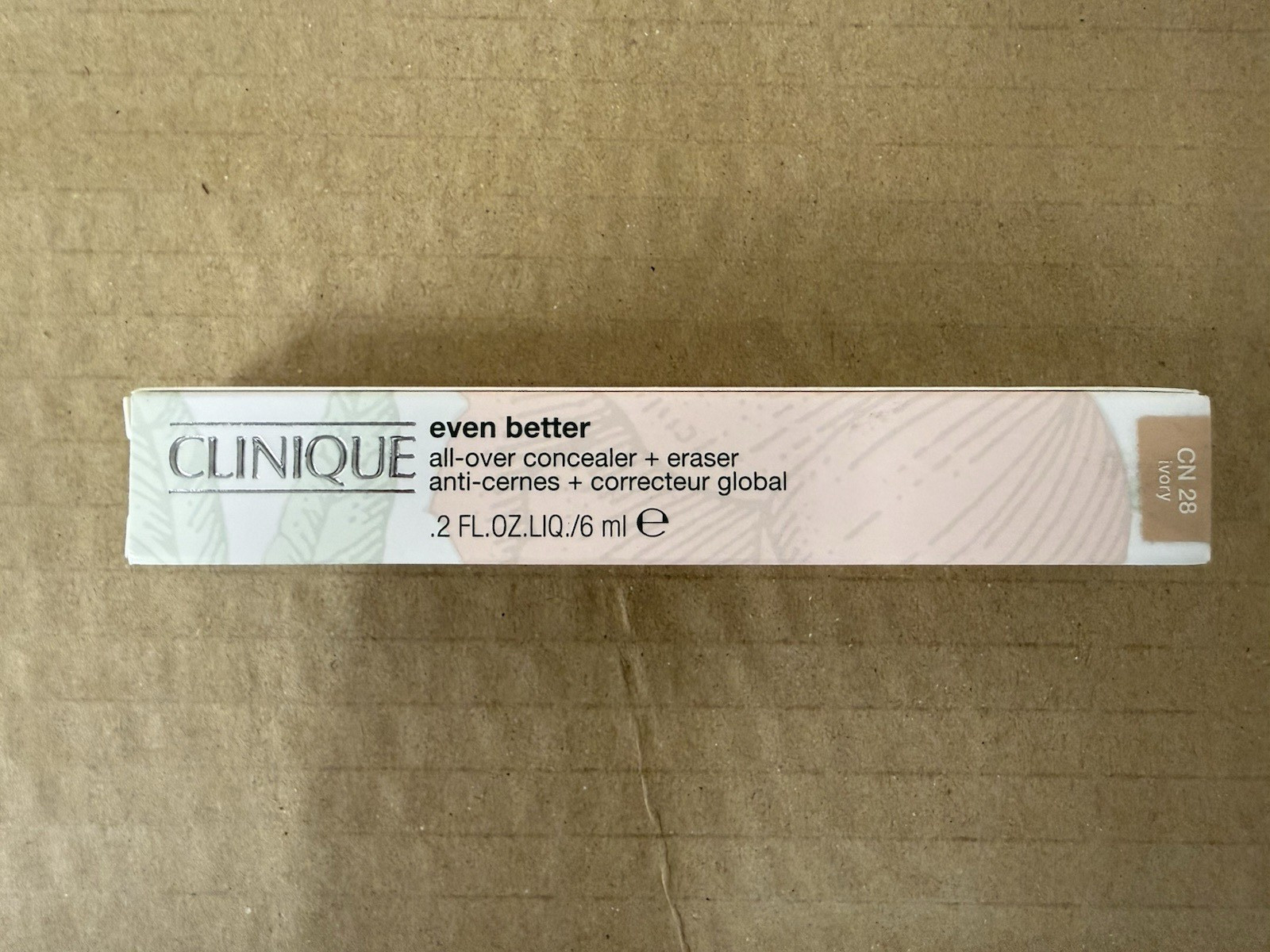 Clinique Even Better All Over Concealer + Eraser CN 28 Ivory 6ml / 0.2 oz NEW