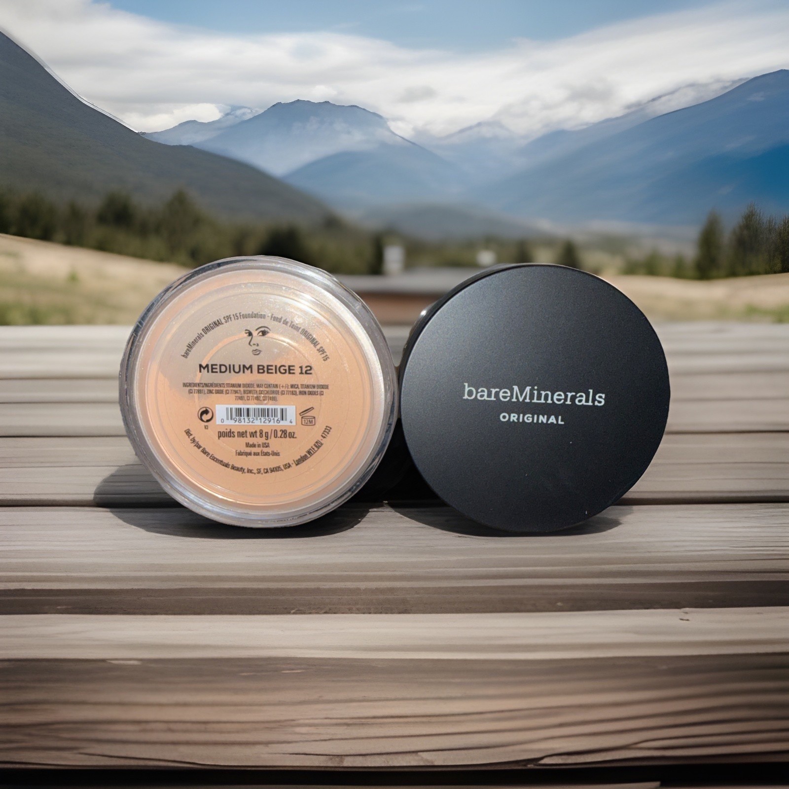 LOT OF 3 bareMinerals Original Loose Powder Foundation 8g SPF 15 Medium Beige 12