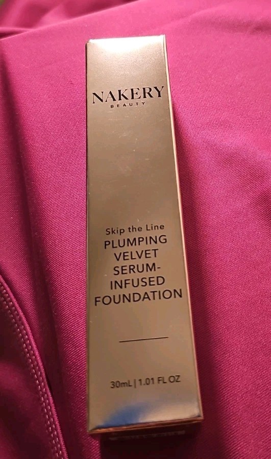 Nakery Beauty Skip The Line Plumping Anti Aging Serum Foundation Light 1 Oz
