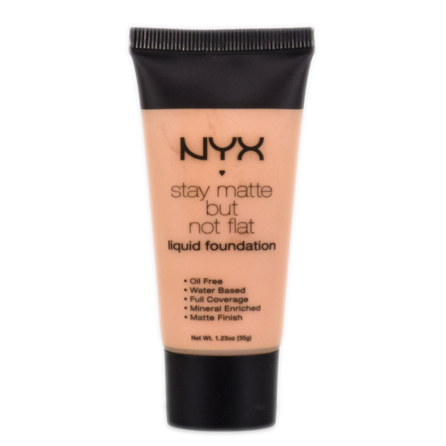 NYX Stay Matte But Not Flat Liquid Foundation 1.18 oz color SMF05 Soft Beige