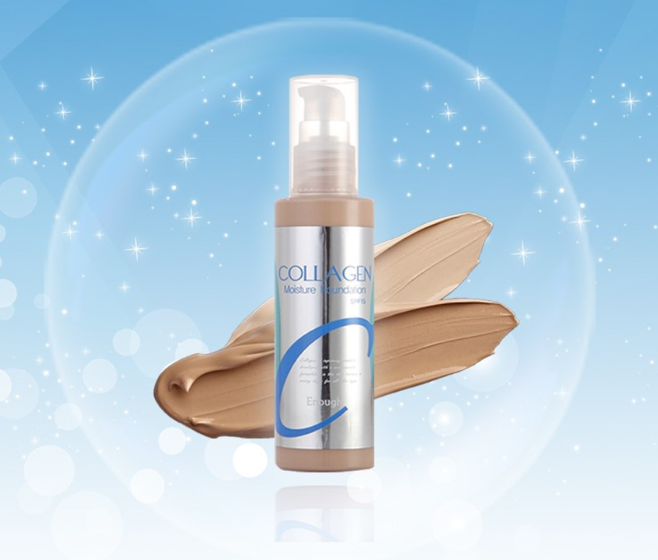Enough Collagen Moisture Foundation SPF15 Korean Seller 100ml 3.38oz +Tracking