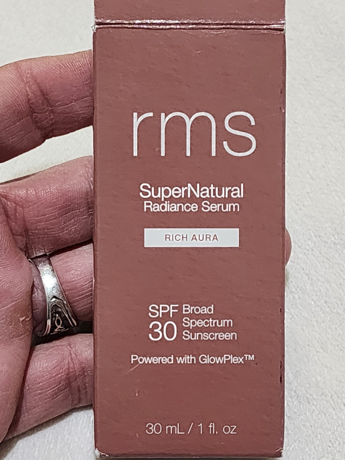 RMS BEAUTY SUPERNATURAL RADIANCE SERUM RICH AURA 1 OZ