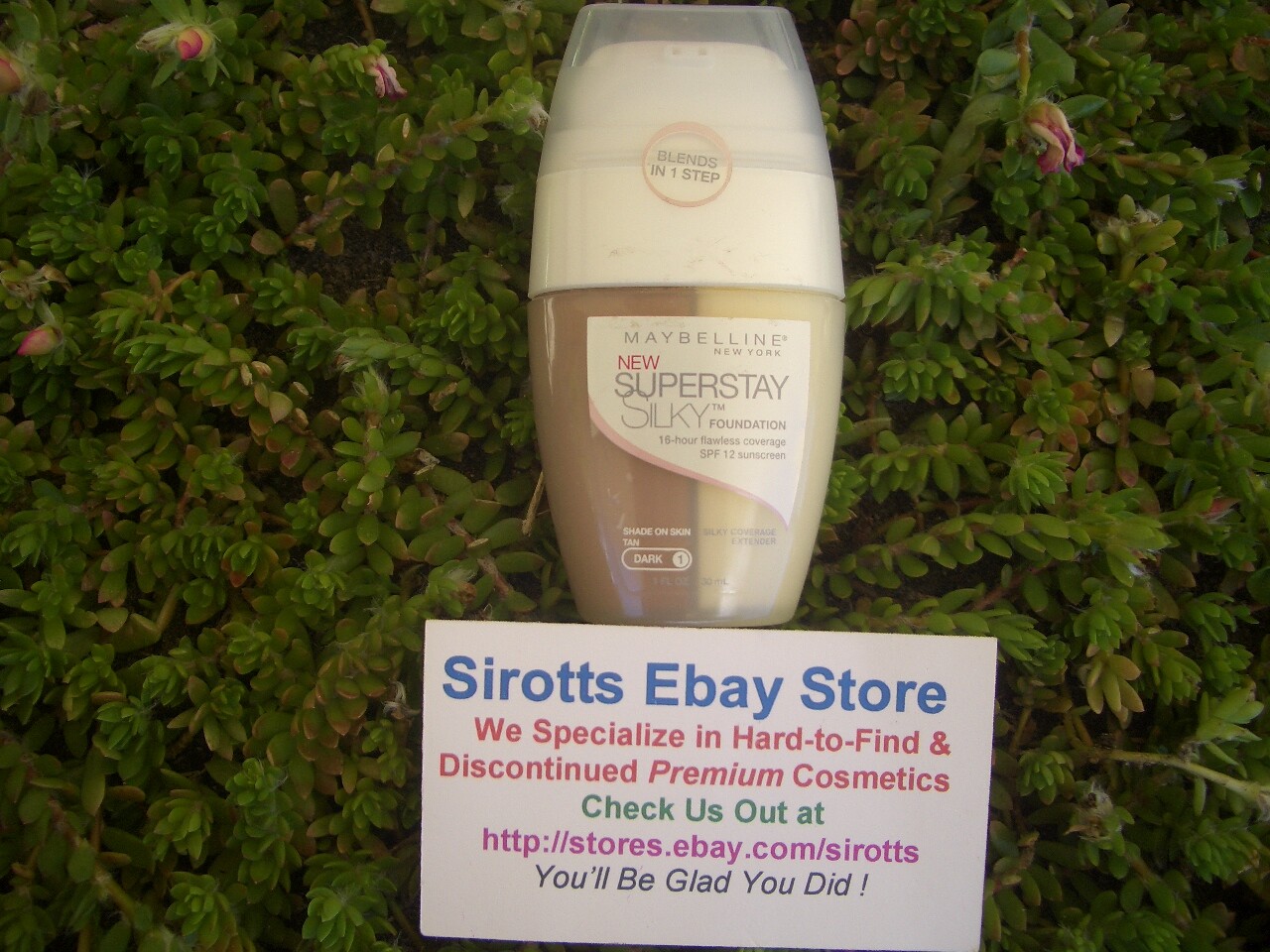 MAYBELLINE SUPERSTAY SILKY FOUNDATION, DARK-1, TAN