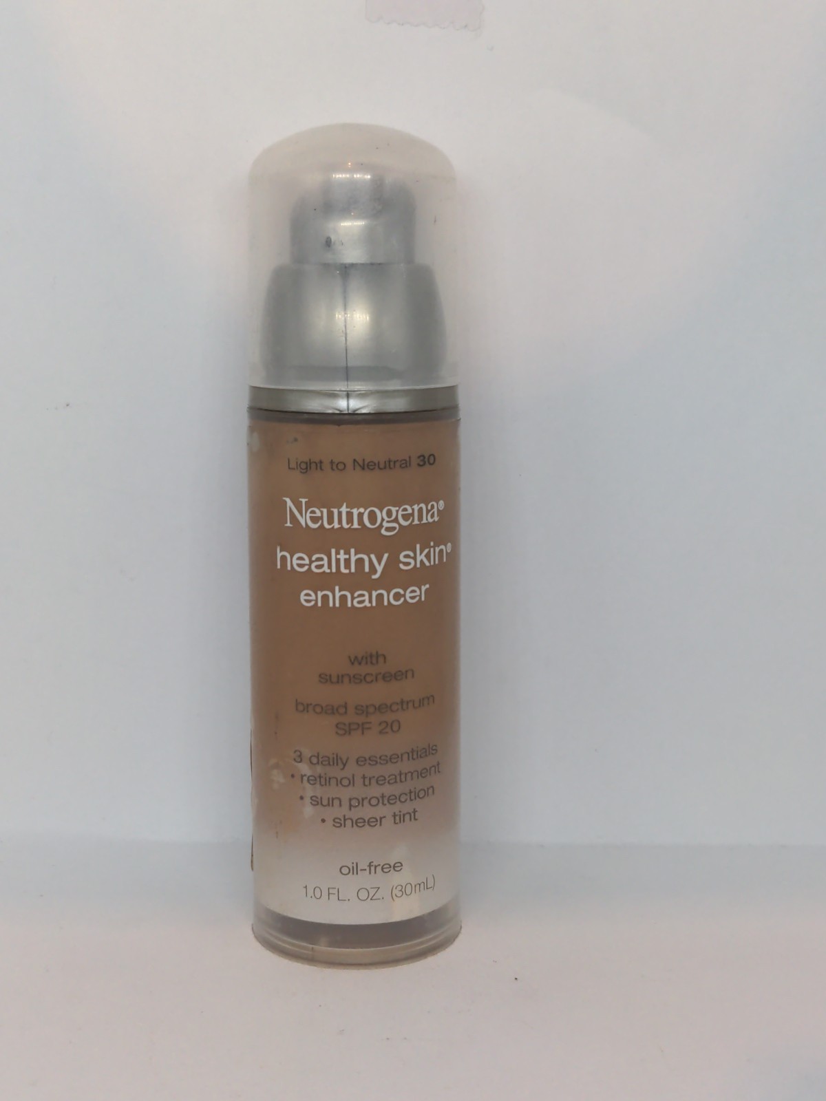 Neutrogena Healthy Skin Enhancer. Sunscreen SPF 20 #30-Light to Neutral.Lot Of 2