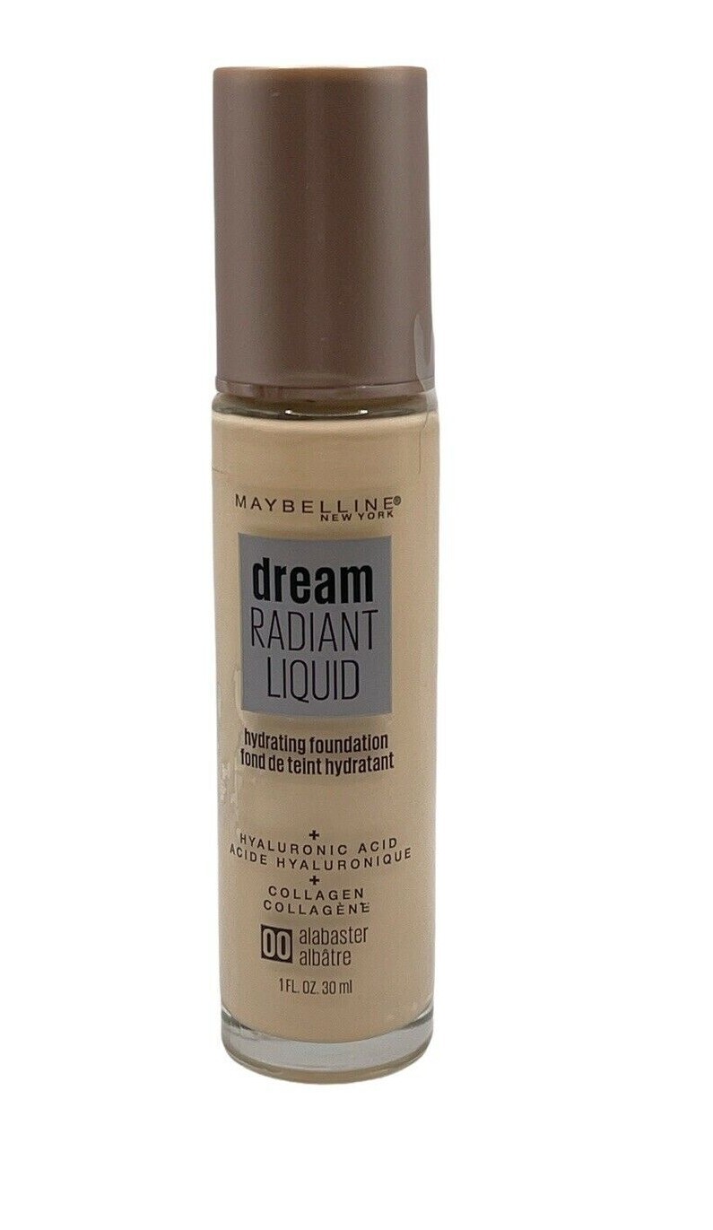 Maybelline Dream Radiant Liquid Hydrating Foundation, 00 Alabaster