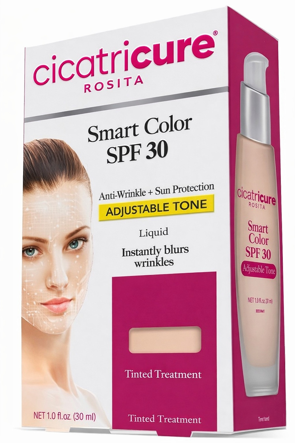 Cicatricure: Liquid Makeup / Smart Color / SPF +30