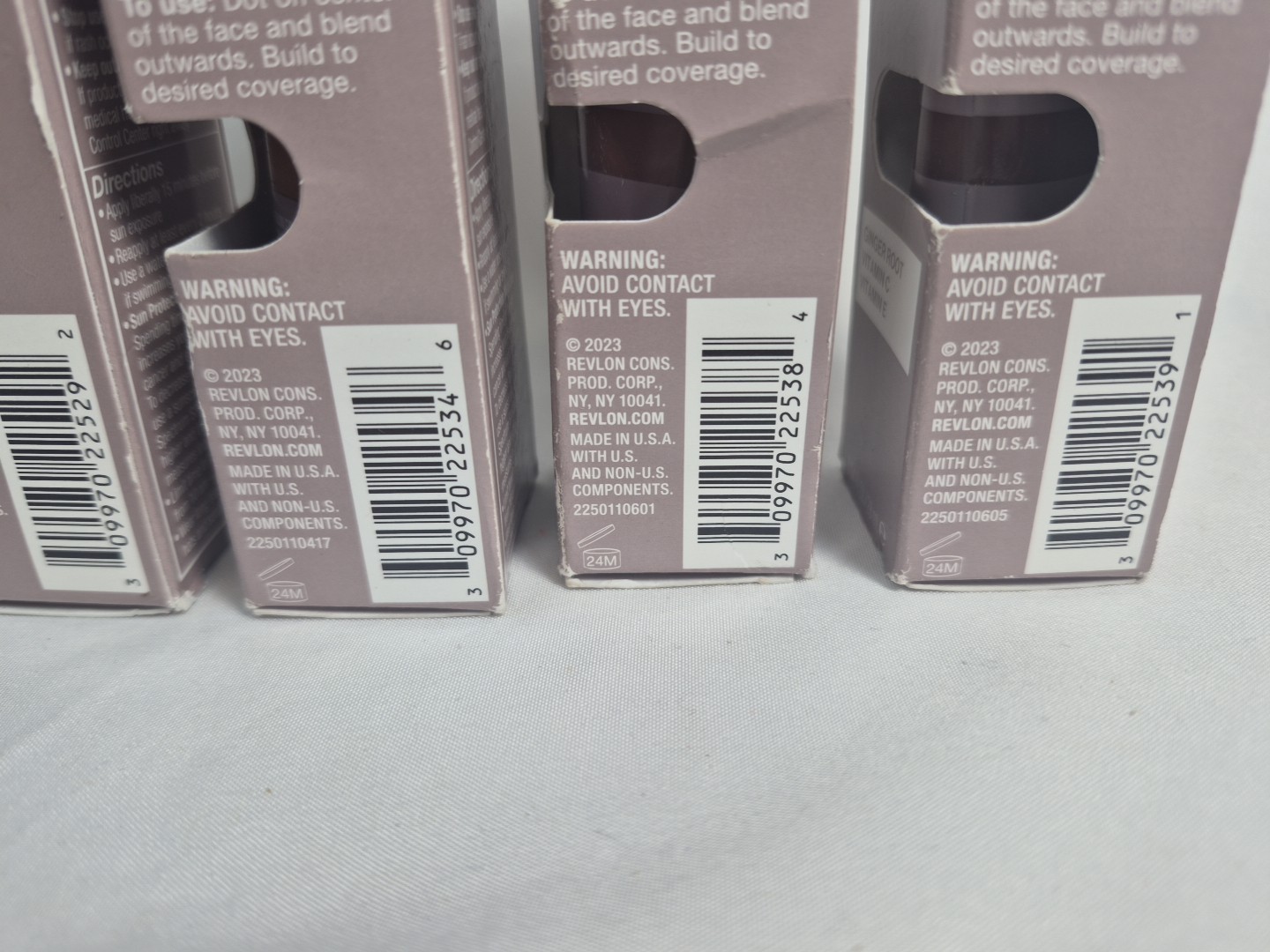 6- Revlon Illuminance Serum Tint SPF 15 Mixed Colors Makeup .94oz/28ml NEW EX25