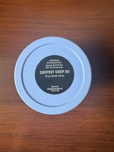 BareMinerals Original Foundation “Deepest Deep 30” Loose Powder! JUMBO! 0.6 oz.