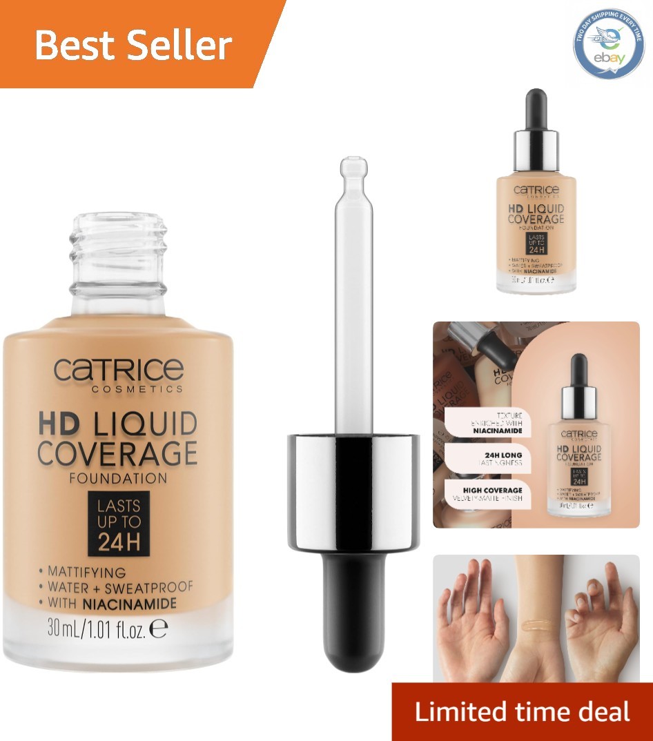 Catrice HD Liquid Coverage Foundation 035 | Flawless & Lightweight Makeup