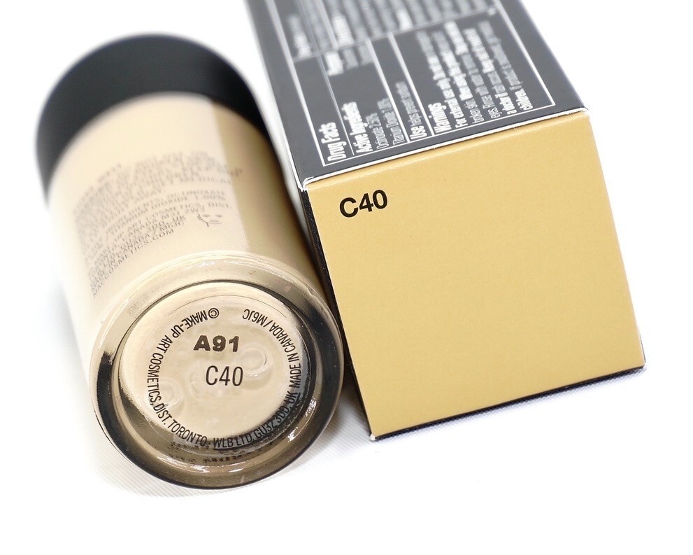 MAC Studio Fix Fluid SPF 15 Foundation ~C40~ Full Size [New in Box]