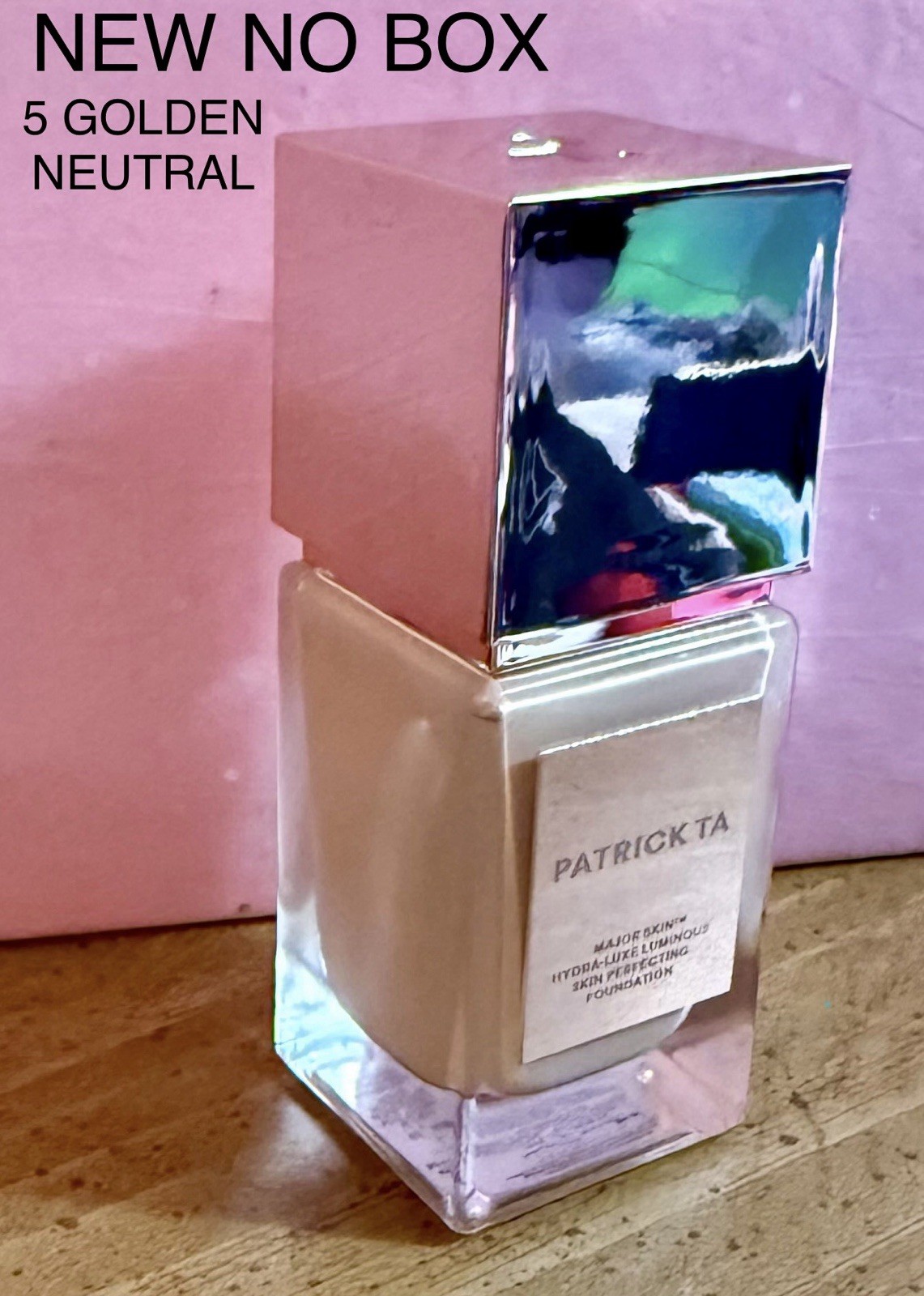 PATRICK TA Major Skin Hydra-Luxe Foundation 5 Golden Neutral ⭐️ NEW NO BOX