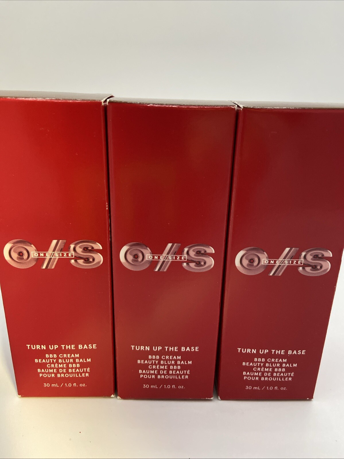(3)ONE SIZE TURN UP THE BASE BBB BEAUTY BLUR CREAM DEEP 1 (G) 1oz NEW!!!
