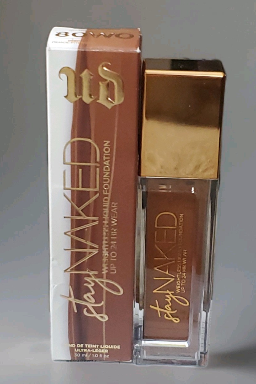 Urban Decay Stay Naked Weightless Liquid Foundation Shade 80WO 1 Fl.oz. NIB