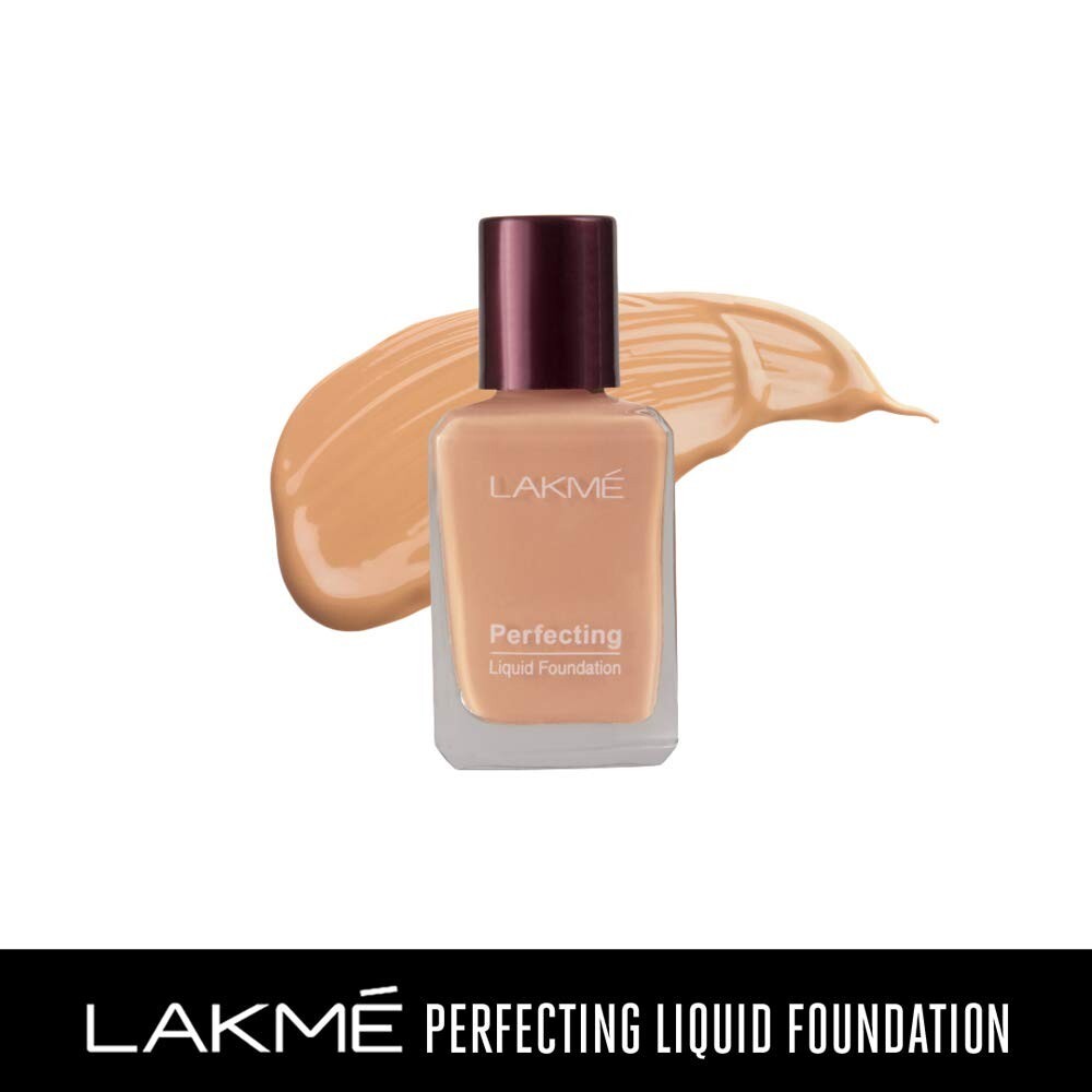 Lakme Perfecting Liquid Foundation, Marble Waterproof Full Coverage Long Last 27