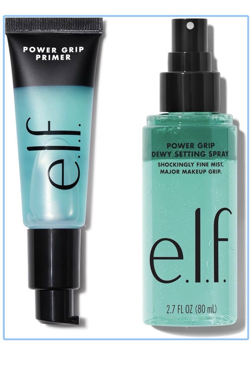 e.l.f. Power Grip Primer & Setting Spray Duo – Hydrating Face Makeup Kit
